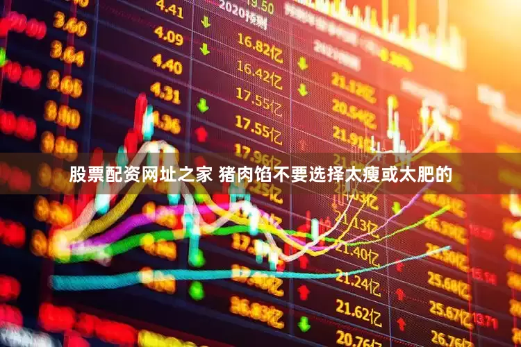 股票配资网址之家 猪肉馅不要选择太瘦或太肥的